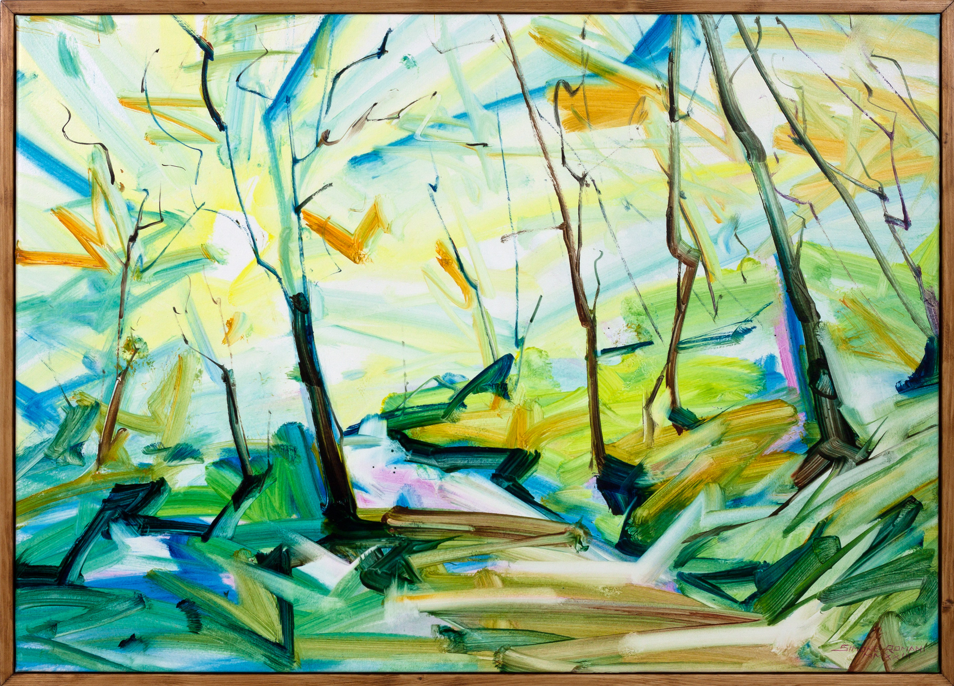 Il bosco sognato - Opera di Simone Romani