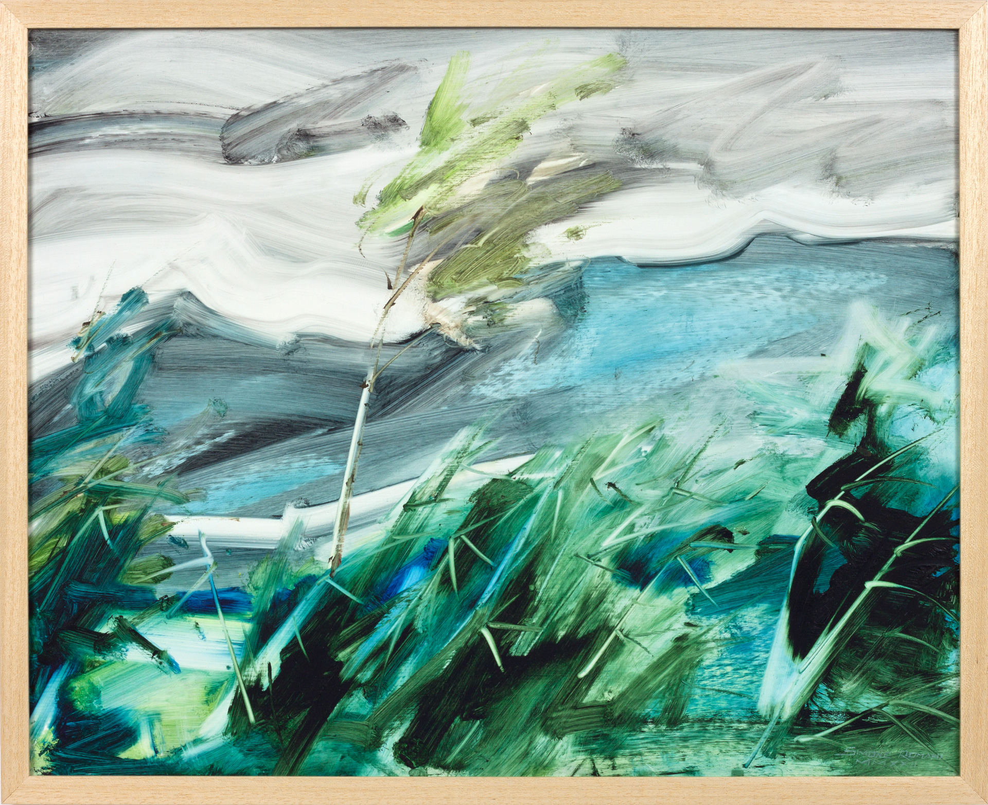 Solo nella tempesta - Opera di Simone Romani